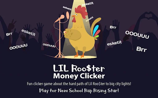 I-download ang Lil Rooster Money Clicker – Maging Rap Star! - Screenshot 1