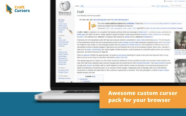 I-download ang Craft Cursors – Custom Cursor Pack Para sa Browser - Screenshot 1
