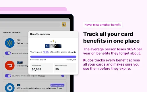 I-download ang Kudos: Sulitin ang Iyong Credit Card Rewards - Screenshot 5