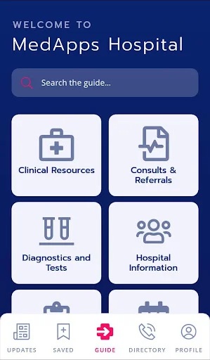 I-download ang Med App Pinakabagong Bersyon – Gabay sa Ospital - Screenshot 1