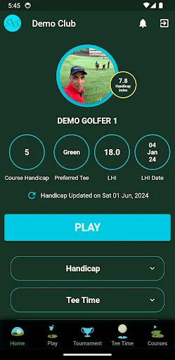 I-download ang Online Golf App – Pamahalaan ang Golf nang Madali - Screenshot 3