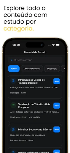 Simulado Detran 2026: Mag-ensayo Para sa Lisensya sa Brazil - Screenshot 6