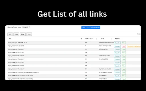 Check My Links: Mabilis na Link Checker para sa SEO at Web - Screenshot 4