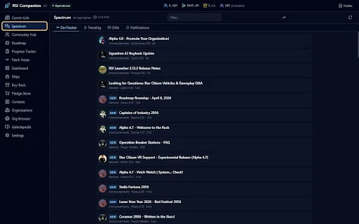 I-download ang RSI Companion para sa Star Citizen – Libreng Tool - Screenshot 4
