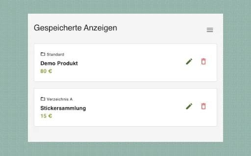 I-download ang Kleinanzeigen Tool – Mabilis na Pag-post ng Ad - Screenshot 2