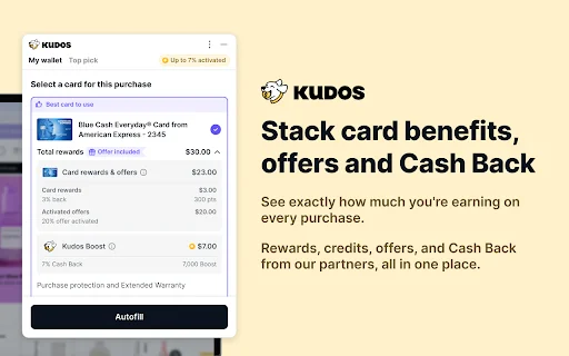I-download ang Kudos: Sulitin ang Iyong Credit Card Rewards - Screenshot 1