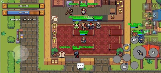 I-download ang Definya: 2D MMORPG Online – Pixel RPG Adventure - Screenshot 1