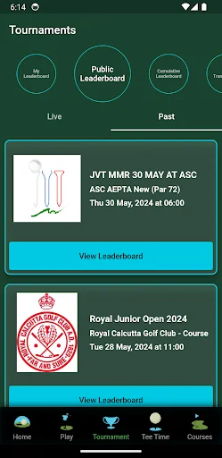 I-download ang Online Golf App – Pamahalaan ang Golf nang Madali - Screenshot 1
