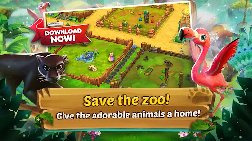 I-download ang Zoo 2: Animal Park – Ang Pinakamahusay na Zoo Simulator - Screenshot 1
