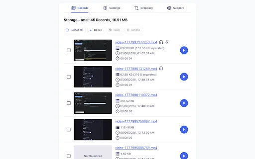 Instant Tab Recorder: Mabilis at Pribadong Screen Recorder - Screenshot 2
