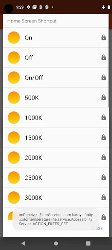 I-download ang Color Temperature setting Lite – Proteksyon sa Mata - Screenshot 4