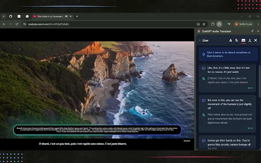 ChatGPT Audio Translator: Real-time Transcription at Translation - Screenshot 5