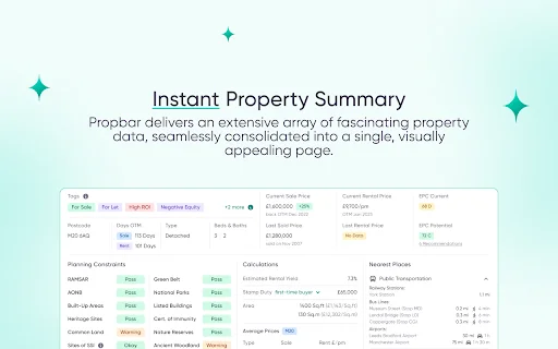 I-download ang Propbar para sa UK Property Data – Mag-browse nang Mas Matalino - Screenshot 1