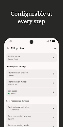 I-download ang Whisperian: AI Voice to Text – Mabilis na Dictation - Screenshot 4