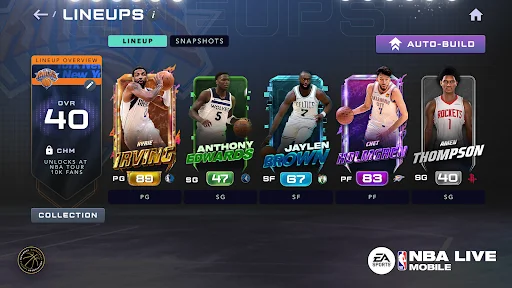 I-download ang EA SPORTS NBA LIVE Mobile – Pinakamahusay na Basketball Game - Screenshot 2