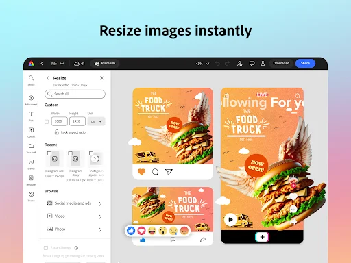 I-download ang Adobe Express: AI Photo at Video Editor App - Screenshot 16