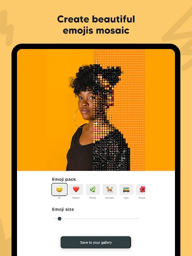 I-download ang Emoji photo Mosaic – Gawing Sining ang Iyong Larawan - Screenshot 5