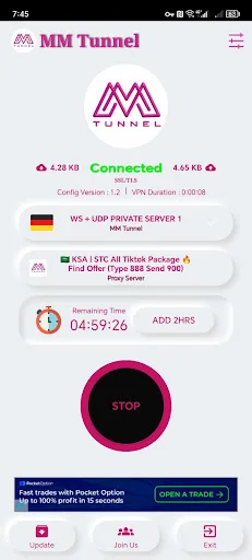 I-download ang MM Tunnel App v1.31 – Mabilis at Ligtas na VPN - Screenshot 5