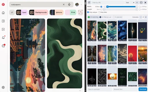 Image Downloader: I-download ang Lahat ng Larawan sa Web nang Mabilis - Screenshot 2