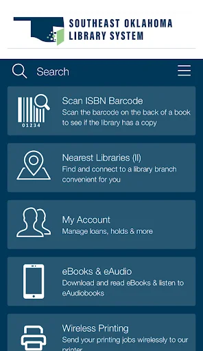 I-download ang SE Oklahoma Library System App – Libreng Resource - Screenshot 1