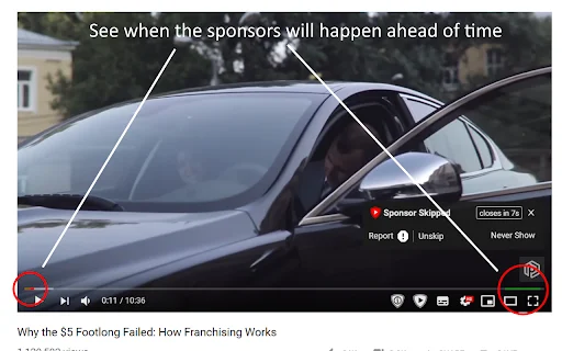 SponsorBlock para sa YouTube – Awtomatikong Laktawan ang Ads - Screenshot 1