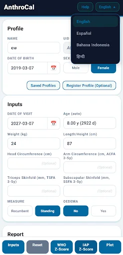 I-download ang AnthroCal App: Gabay sa Paglago ng Bata – Libre - Screenshot 1