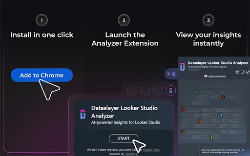 Dataslayer AI Looker Studio Analyzer – Pagsusuri ng Report - Screenshot 1