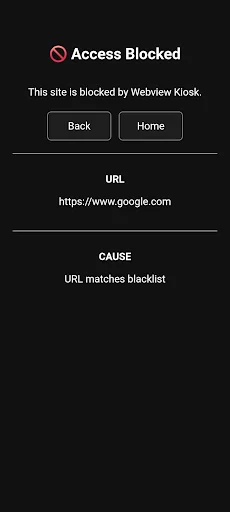 I-download ang Webview Kiosk – Gawing Fullscreen Web App ang Android - Screenshot 4