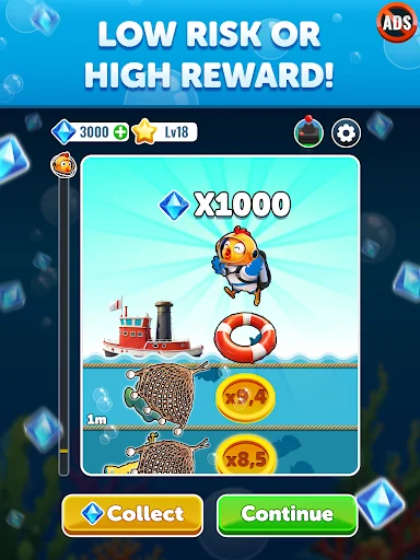 I-download ang Chicken Cross – Sea Cross 2 Pinakabago – Libre - Screenshot 9