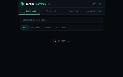 TorBox Control: Pamahalaan ang Iyong Downloads nang Mabilis at Ligtas - Screenshot 1