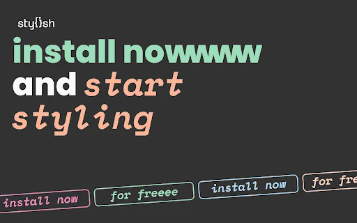 I-download ang Stylish – Gawing Personal ang Iyong Browser Themes - Screenshot 5