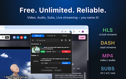 MAX Video Downloader – I-download ang HLS, DASH, at MP4 nang Libre - Screenshot 1