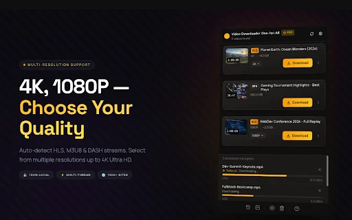 Video Downloader One-for-All: I-download ang Video at Live Stream - Screenshot 2