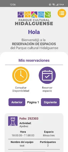 I-download ang Parque Cultural Hidalguense – Mag-book ng Space App - Screenshot 4