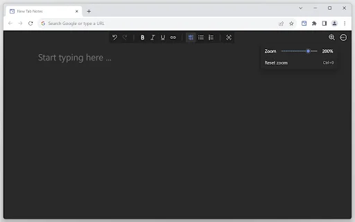 New Tab Notes: Mabilis at Simpleng Notepad sa Chrome Browser - Screenshot 5