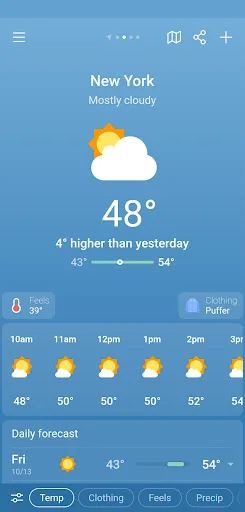 I-download ang Weather & Clima – Tumpak na Weather App Ngayon - Screenshot 12
