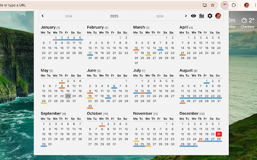DayMark: Year Events Calendar – I-download ang Pinakamahusay na Calendar - Screenshot 1