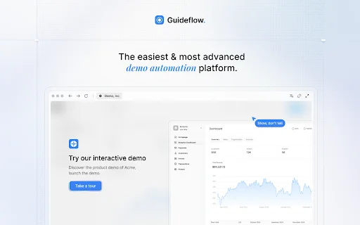 I-download ang Guideflow: Interactive Demos at Guides para sa Iyo - Screenshot 1