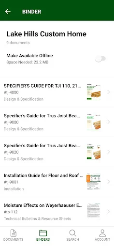 I-download ang Weyerhaeuser Document Library – Pamahalaan ang Dokumento - Screenshot 3