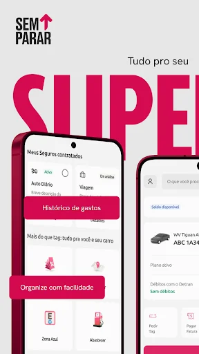 I-download ang Sem Parar: Tag, Seguro, at Multas – Pinakamabilis na App - Screenshot 1