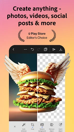 I-download ang Adobe Express: AI Photo at Video Editor App - Screenshot 1