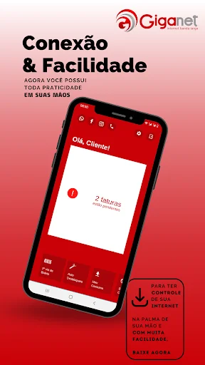 I-download ang Giganet-APP – Mabilis na Pamamahala ng Account - Screenshot 1