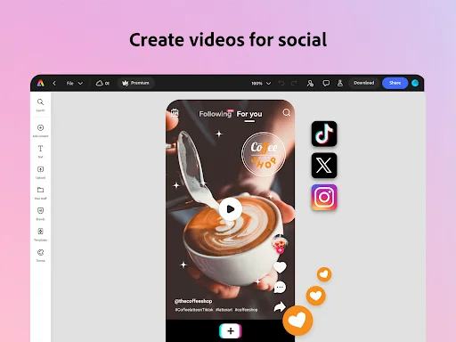 I-download ang Adobe Express: AI Photo at Video Editor App - Screenshot 20