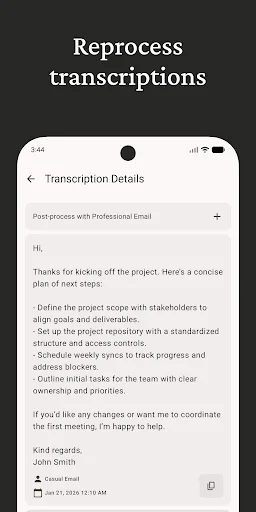 I-download ang Whisperian: AI Voice to Text – Mabilis na Dictation - Screenshot 5