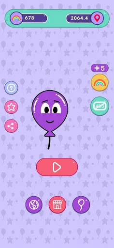 I-download ang Rainbow Balloon Game – Masayang Adventure Laro - Screenshot 2
