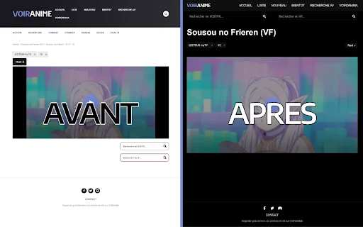 VoirAnime – DarkMod: I-download ang Pinakamahusay na Dark Mode para sa Anime - Screenshot 5
