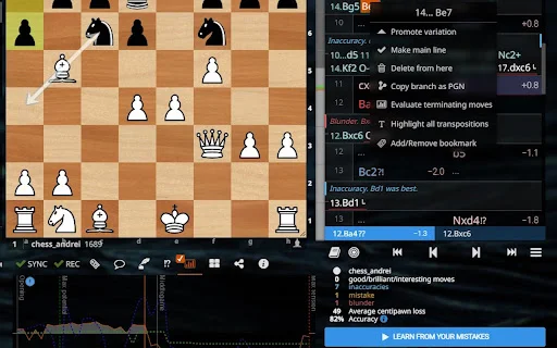 I-download ang LiChess Tools – Pagbutihin ang Iyong Laro sa Chess - Screenshot 4