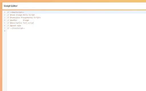 OrangeMonkey: Pinakamahusay na Userscript Manager para sa Chrome - Screenshot 2