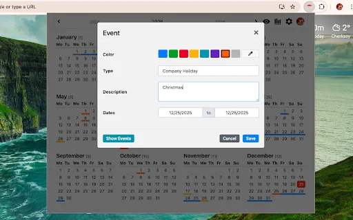 DayMark: Year Events Calendar – I-download ang Pinakamahusay na Calendar - Screenshot 2