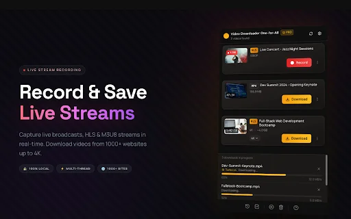 Video Downloader One-for-All: I-download ang Video at Live Stream - Screenshot 1
